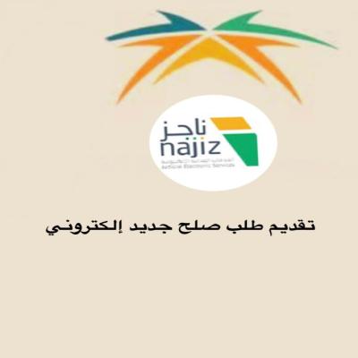 تقديم طلب صلح اكتروني
