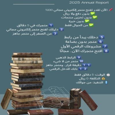 متجرك في 5 دقائق 2️⃣ دليلك لفتح متجر إلكتروني مجاني 3️⃣ من الصفر إلى متجر جاهز 4️⃣ كيف تفتح متجرك الإلكتروني بدون رأس مال